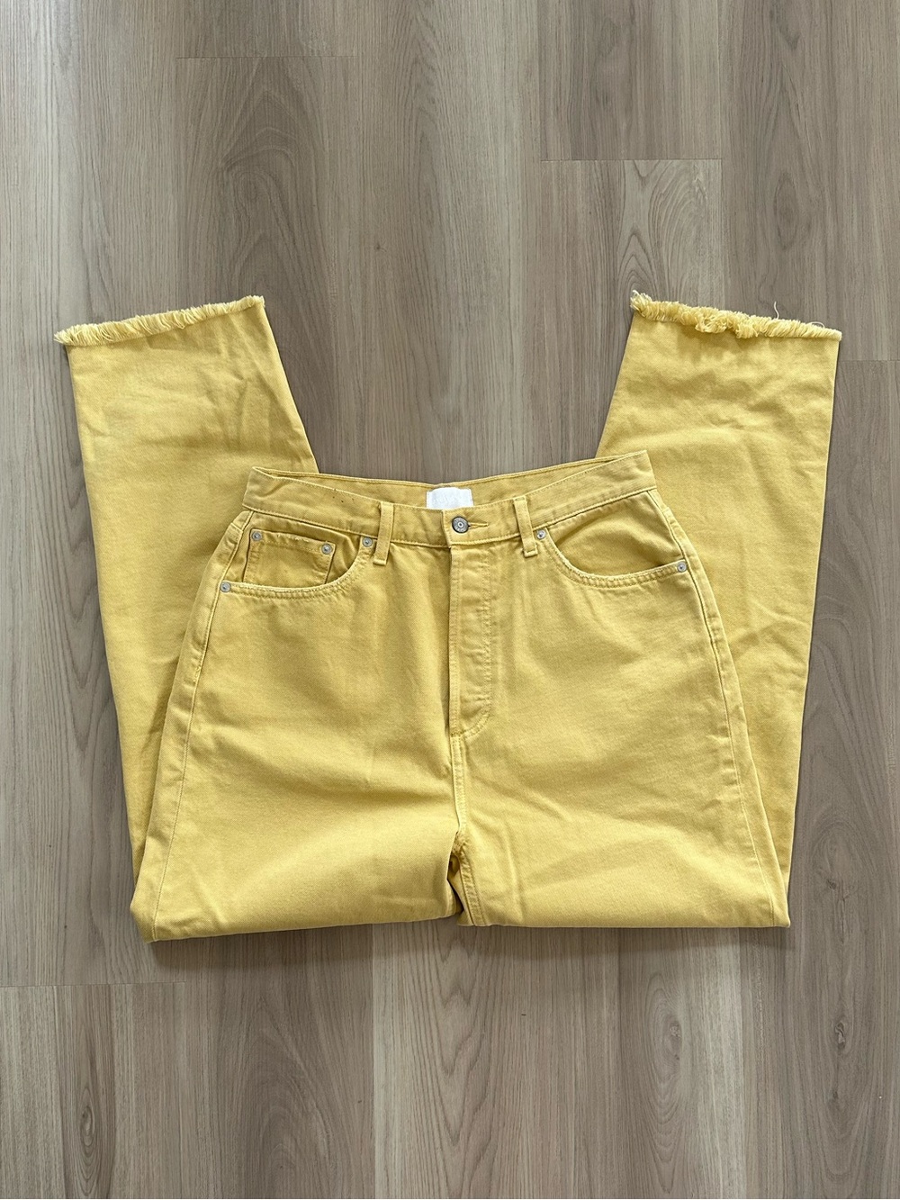 Boyish High-Waist Toby Yellow Jeans